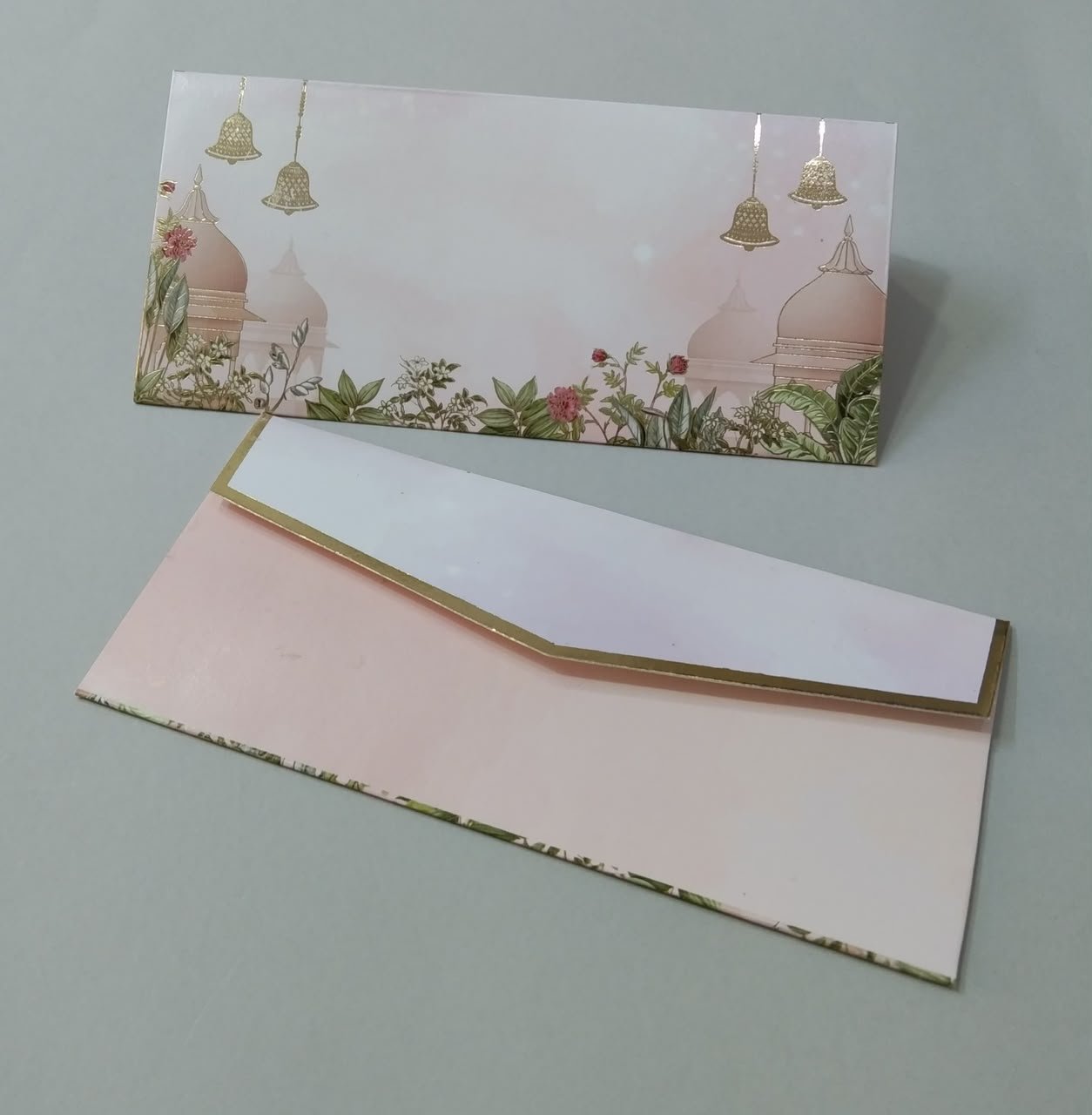 Royal Garden Temple Wedding Invitation