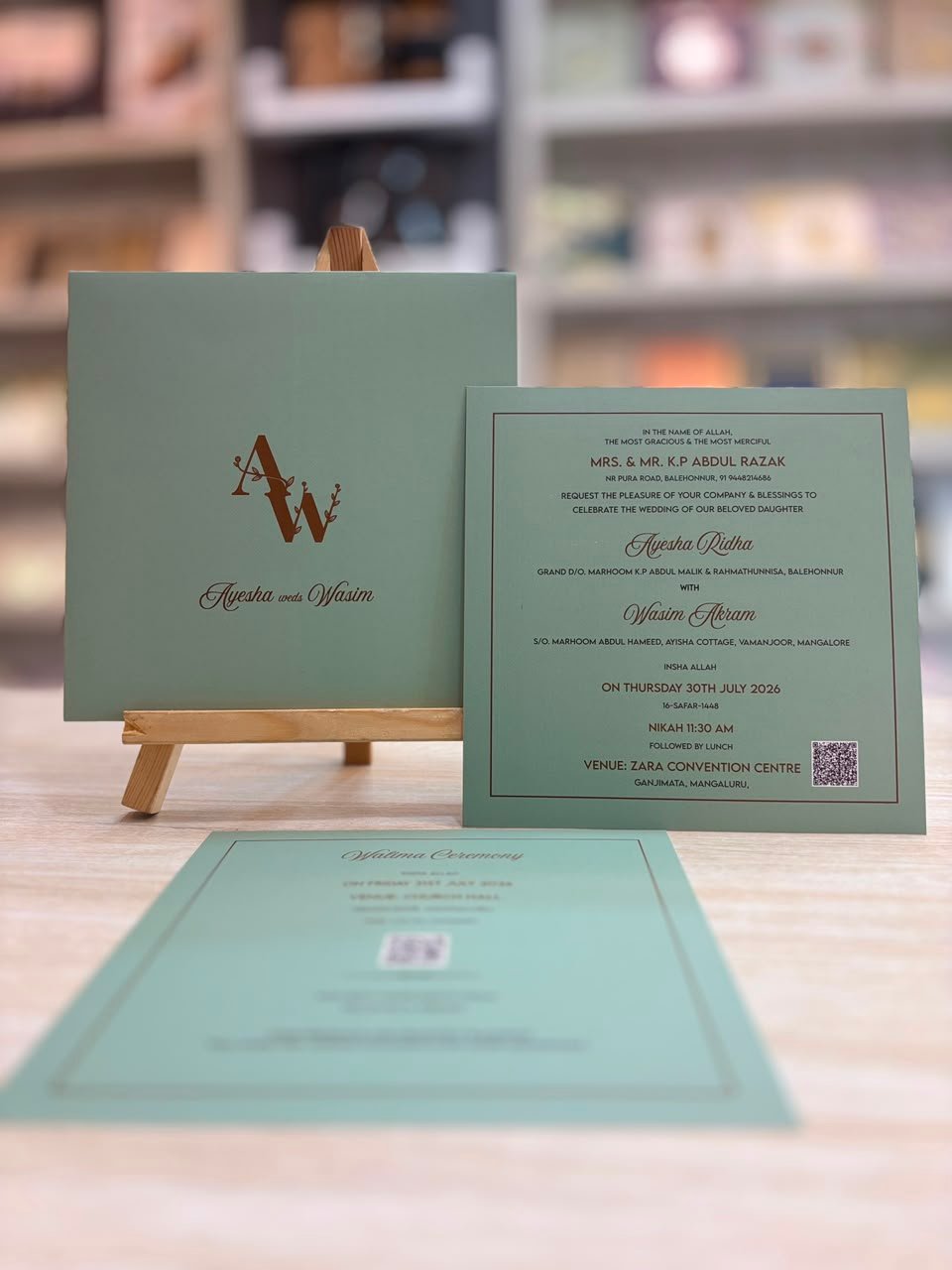 Sage Green Monogram Wedding Suite