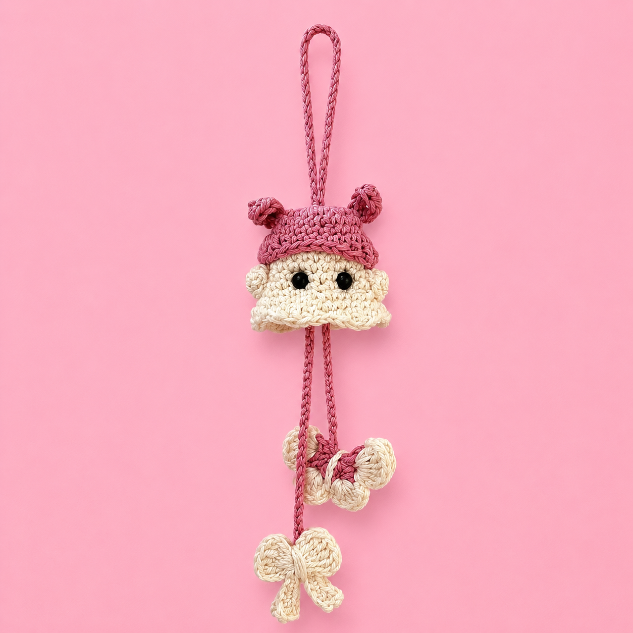Crocheted Doll Bag Charm